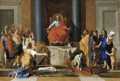 Salomonin tuomio tekijältä Nicolas Poussin