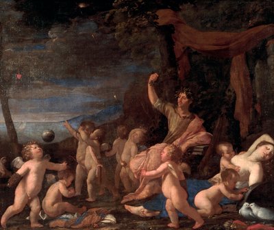 Ovidiuksen voitto (öljy kankaalle) tekijältä Nicolas Poussin