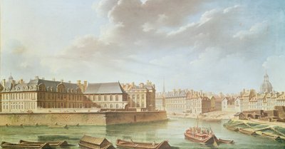 Ile Saint-Louis ja Hotel de Bretonvilliers vuonna 1757. tekijältä Nicolas Raguenet