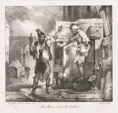 Charletin litografiset luonnokset: muoto ennen väriä, 1823. tekijältä Nicolas Toussaint Charlet
