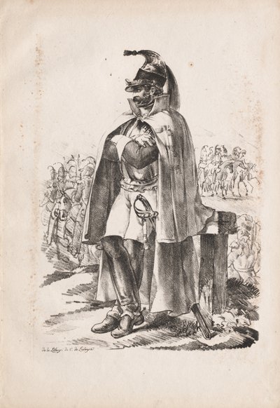 Sotilasasut: ratsuväkimies, 1814-1818. tekijältä Nicolas Toussaint Charlet