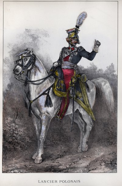 Imperiumin kaartin puolalaiset lancerit tekijältä Nicolas Toussaint Charlet