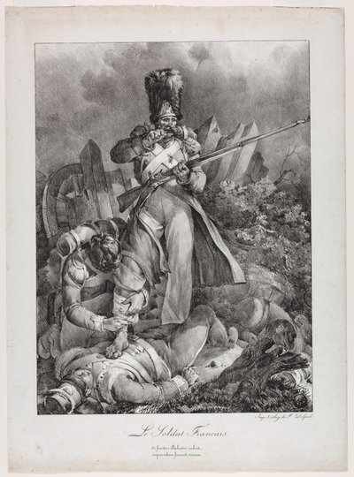 Ranskalainen sotilas Ranskalainen sotilas, 1818. tekijältä Nicolas Toussaint Charlet