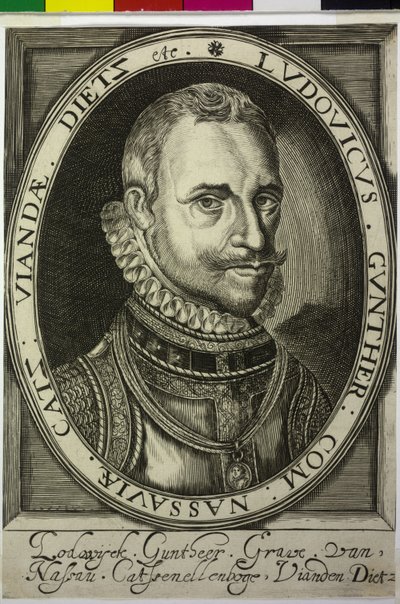 Nassau-Dillenburgin kreivi Lewis Guenther tekijältä Nicolas de Clerck