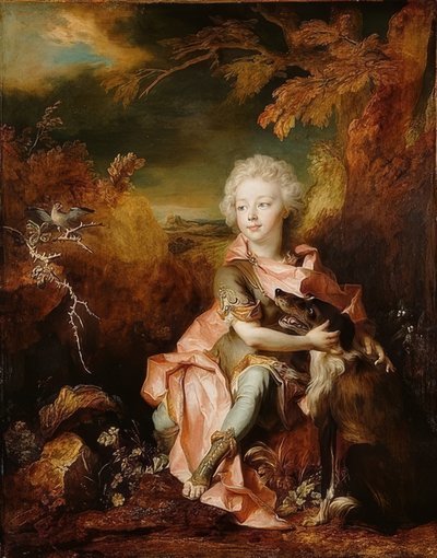 Pojan muotokuva puvussa. Noin 1710-1714 tekijältä Nicolas de Largillière