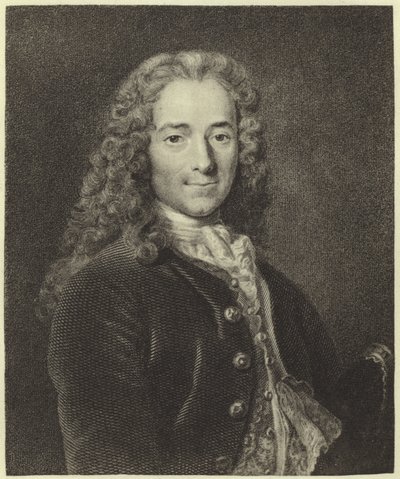 Voltaire (valokuvakaiverrus) tekijältä Nicolas de Largillière