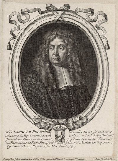 Claude Le Peletier tekijältä Nicolas de Larmessin