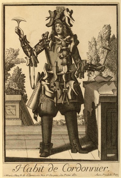 Suutarin puku [The Shoemaker] tekijältä Nicolas de Larmessin II