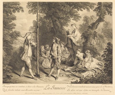Nuoruus tekijältä Nicolas de Larmessin IV after Nicolas Lancret