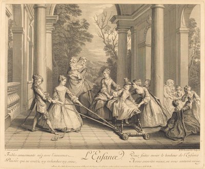 Lapsuus tekijältä Nicolas de Larmessin IV after Nicolas Lancret
