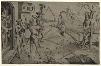 Kings Sons ampuu kuolleiden isiensä ruumiiseen, 1495-1504. tekijältä Nicolaus Alexander Mair von Landshut
