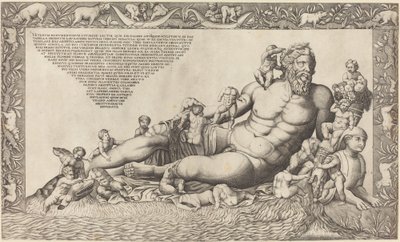 Niilin jumala-joki tekijältä Nicolaus Beatrizet