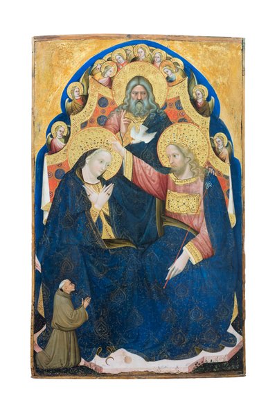 Încoronarea Fecioarei cu donatorul ordinului franciscan, Niccolo