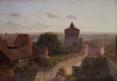 Heidenturm, Nürnberg (öljy kankaalle) tekijältä Niels Anders Bredal