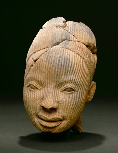Pää hahmosta, Owo (terrakotta) tekijältä Nigerian