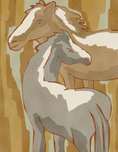 Calm Horse -perhe tekijältä Nikita Jariwala