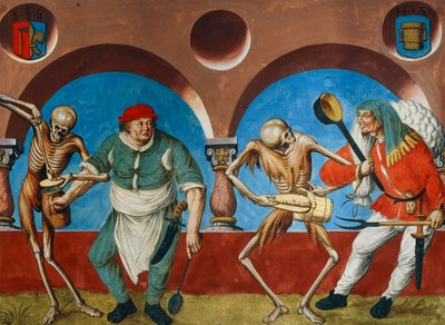 Kuolema, kokki ja talonpoika tekijältä Niklaus Manuel