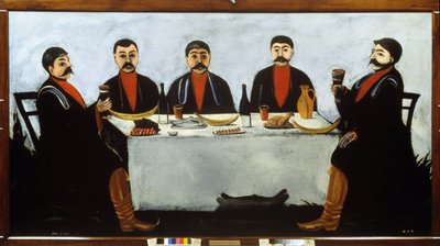 Viiden ruhtinaan juhla. tekijältä Niko Pirosmani