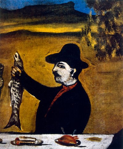 Miehen muotokuva tekijältä Niko Pirosmani