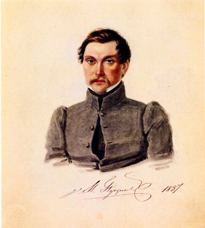 Muotokuva OP Desmperist Ivan Bush 2-1, 5 tekijältä Nikolai Alexandrovich Bestuzhev