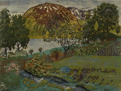 Kesäkuun yö puutarhassa (öljy kankaalle) tekijältä Nikolai Astrup