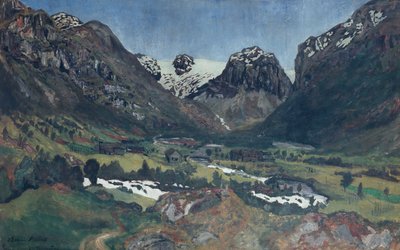 Kesäkuun yö vuoristokylässä tekijältä Nikolai Astrup