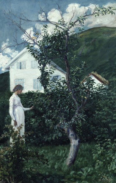 Viimeiset kesäpäivät, n. 1911 (öljy kankaalle) tekijältä Nikolai Astrup