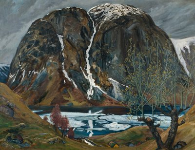 Kevätsula mäen alla tekijältä Nikolai Astrup