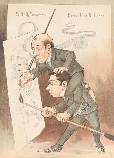 Itsekarikatyyri Alkaen: Venäläinen baletti karikatyyreissä, 1902-1905 tekijältä Nikolai Gustavovich Legat