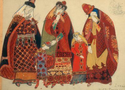 Borodin, ruhtinas Igor / Roerichin hahmot tekijältä Nikolai Konstantinowitsch Roerich
