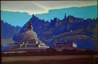 Grabbauten. Ladakh tekijältä Nikolai Konstantinowitsch Roerich