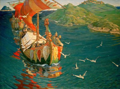 Kaufleute aus Übersee tekijältä Nikolai Konstantinowitsch Roerich