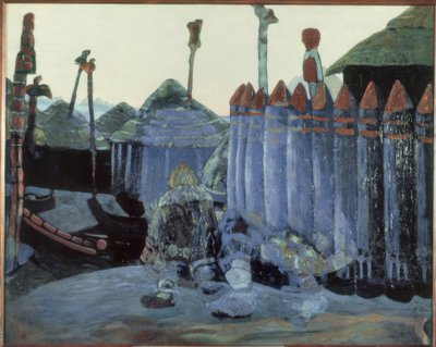 N.K. Roerich, pakanallinen temppeli tekijältä Nikolai Konstantinowitsch Roerich
