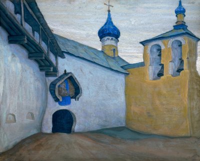 Pechory, luostari / guassi kirjoittanut N, K. Roerich tekijältä Nikolai Konstantinowitsch Roerich