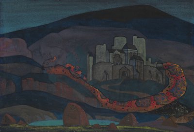 Tuomittu kaupunki, 1914 tekijältä Nikolai Konstantinowitsch Roerich