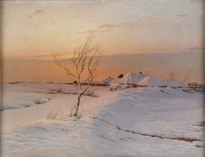 Talvi-ilta, 1895 tekijältä Nikolai Nikanorovich Dubovskoy
