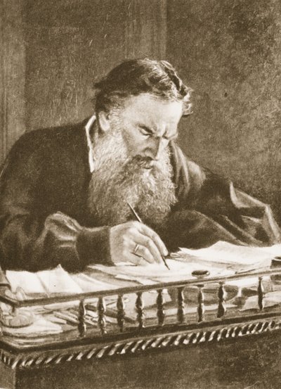 Leo Tolstoi (seepiakuva) tekijältä Nikolai Nikolaevich Ge