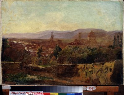 Firenze (Italia) (Firenze). Nikolai Nikolajevitš Ge (gay) (1831-1894) maalaus öljy kankaalle tekijältä Nikolai Nikolajevitch Gay