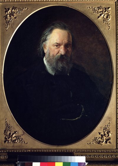 ""Kirjailija Alexander Herzenin (Alexandre Hertzen) (1812-1870) muotokuva"" Nikolai Nikolajevitš Ge (homo) (1831-1894) maalaus 1867 Valtion Tretjakovin galleria, Moskova tekijältä Nikolai Nikolajevitch Gay