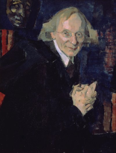 Runoilija Vjatšeslav Ivanovitš Ivanovin (1866-1949) muotokuva n. 1920 (öljy kankaalle) tekijältä Nikolai Pavlovich Ulyanov