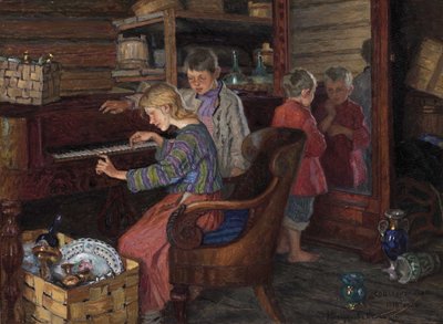Sosialisaatio, 1918 tekijältä Nikolai Petrovich Bogdanov Belsky