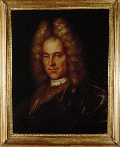 Säveltäjä Johann Joseph Fux, maalattu ... (maalaus kankaalle) tekijältä Nikolaus Buck
