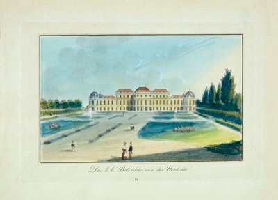 Ylä-Belvedere pohjoispuolelta tekijältä Nikolaus Reim