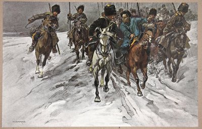 Kenraali Mistchenkon kiertue, kuvitus "Manchuria: kuvia Venäjän ja Japanin sodasta", toimittanut A. Martynoff, Pietari tekijältä Nikolai Semyonovich Samokish