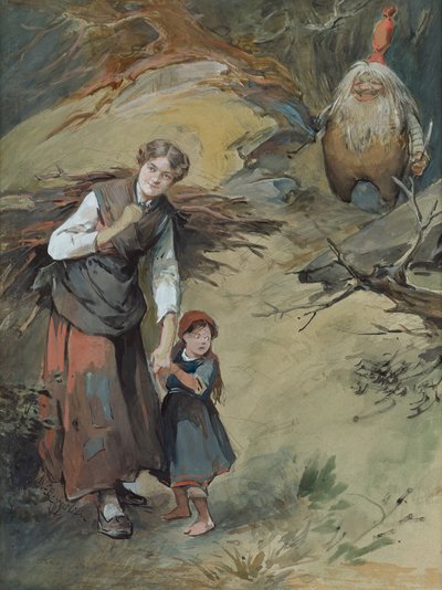 Girlchild ja pixie tekijältä Nils Bergslien