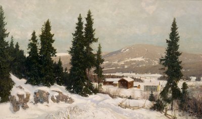 Osterdalenista (öljy kankaalle) tekijältä Nils Hansteen