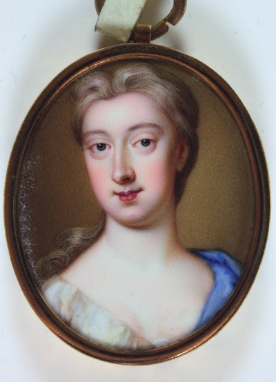 Lady Henrietta Cavendish Holles Harley (emali kullalla) tekijältä Noah or Seeman Abraham (fl.1751) (attr.to) Seaman