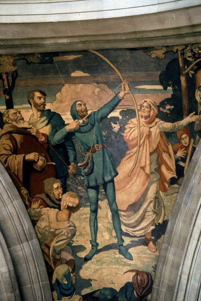 Robin Hood ja hänen rakastajattarensa Mariam tekijältä Noel Denholm Davies