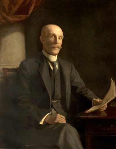 Sir John T. McCraith, JP (öljy kankaalle) tekijältä Noel Denholm Davis