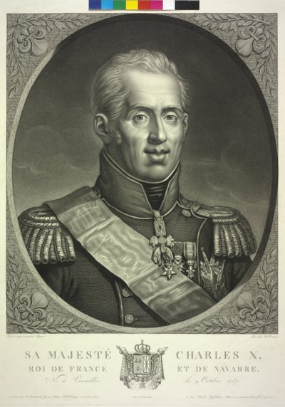Ranskan kuningas Kaarle X tekijältä Noel Francois Bertrand